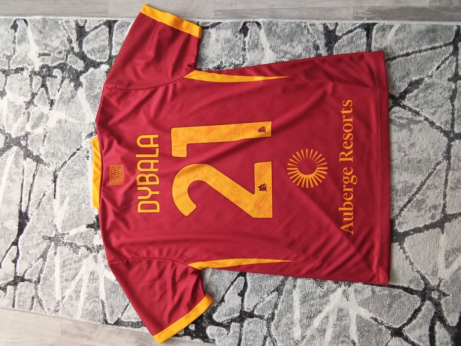AS Roma 2023/24 Official Dybala tricou – Direct din Italia