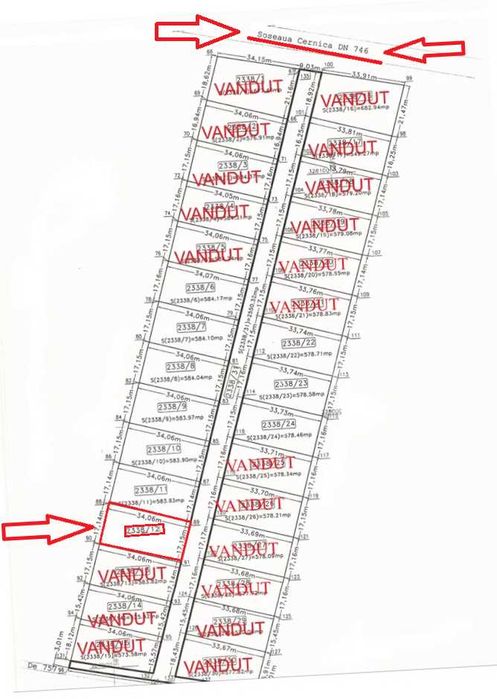 Persoana Fizica - Vand teren 584 mp | Soseaua Cernica | Pantelimon