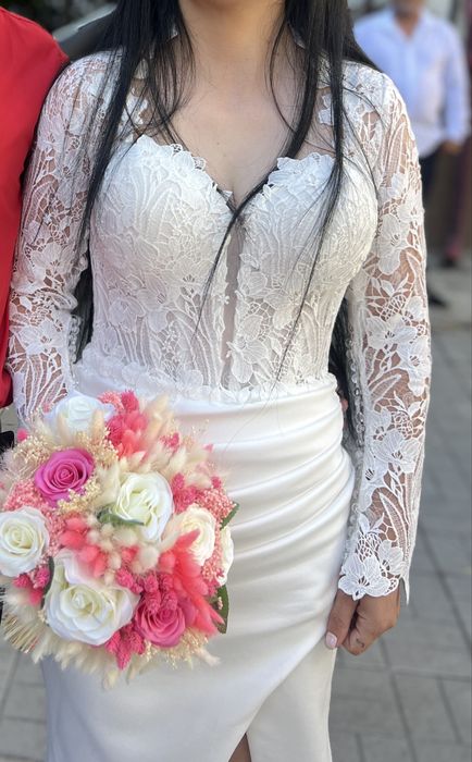 Rochie mireasa marimea xs-s