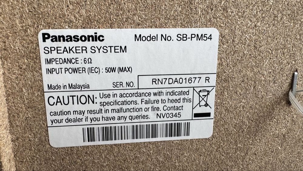 Combina audio Panasonic SA-PM
