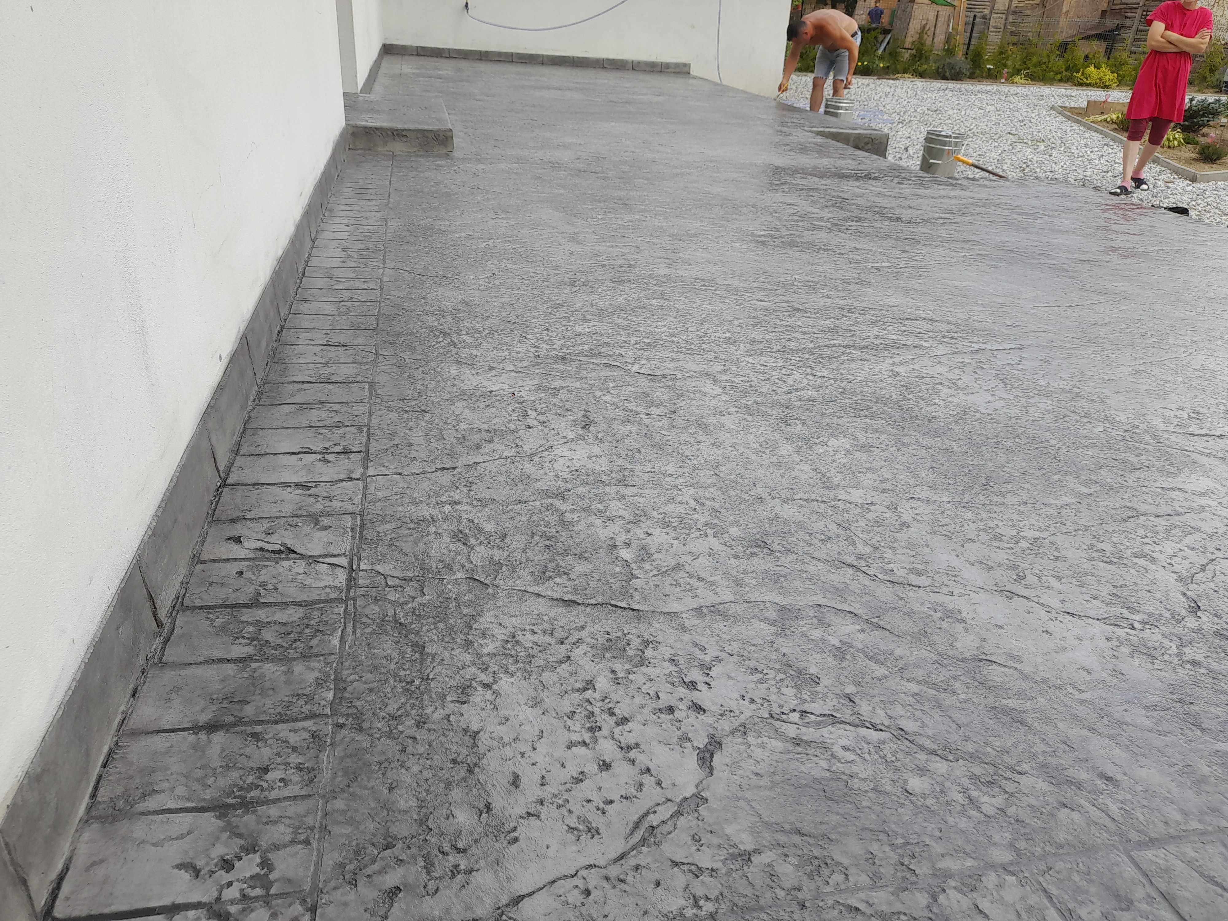 Beton amprentat beton elicopterizat
