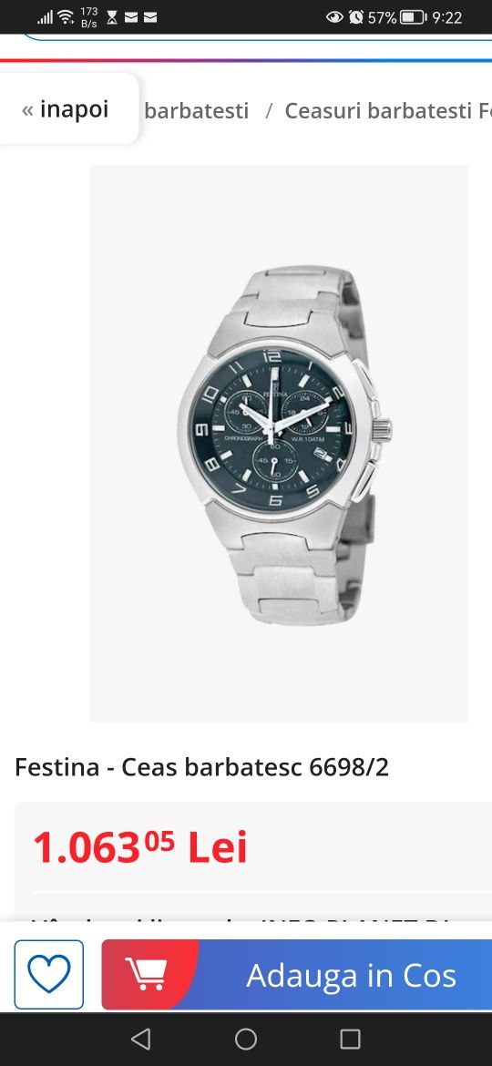 Ceas Festina f6698