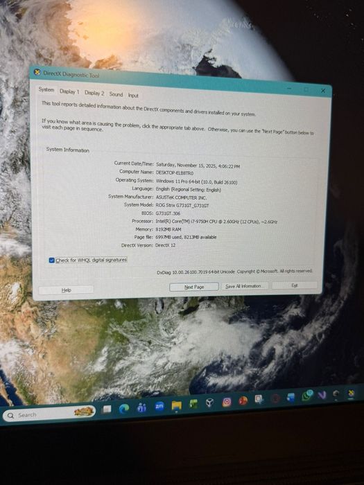 Vând ASUS ROG Strix G731GT