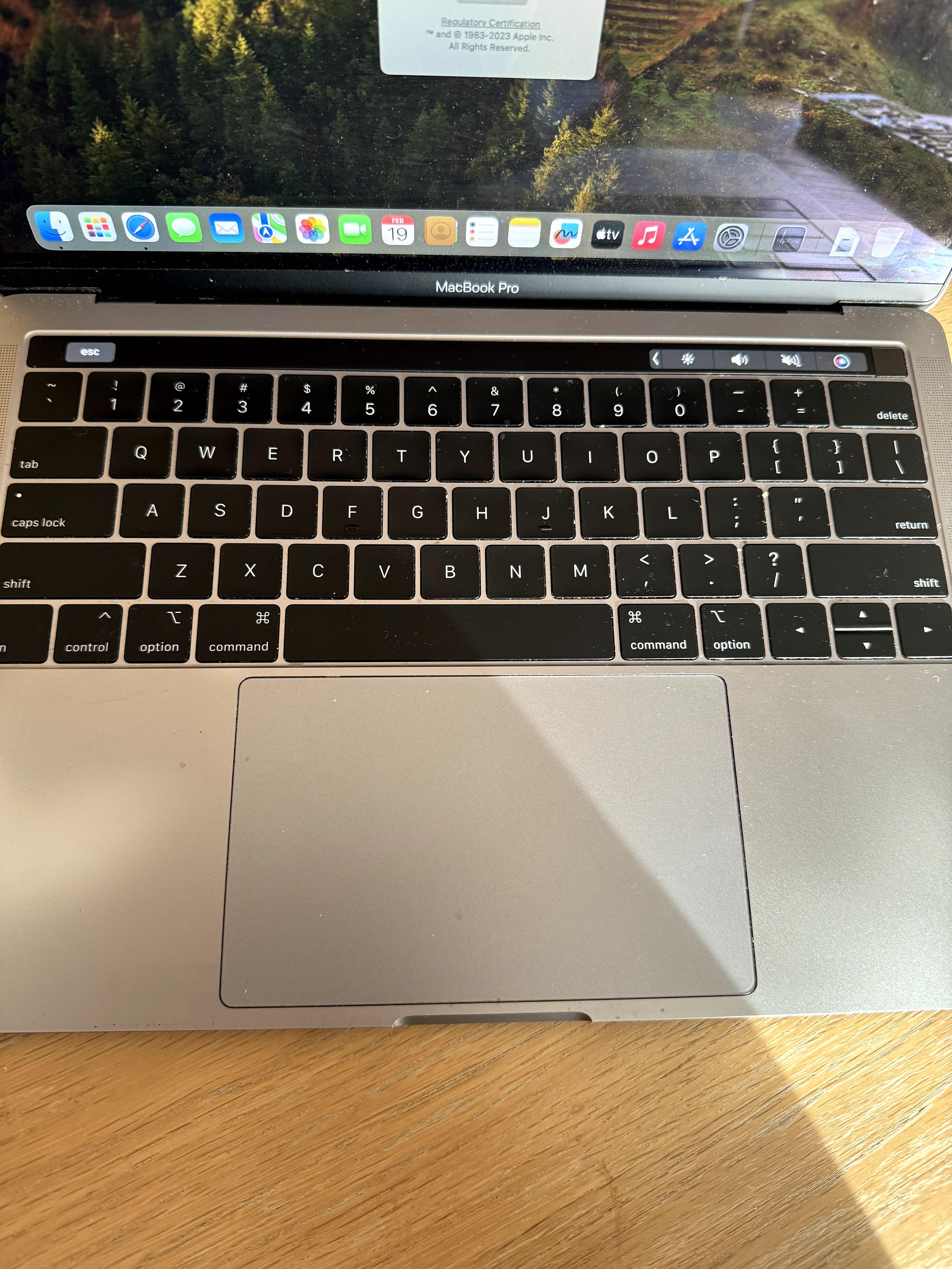 Macbook Pro Late 2019, 13,3 Inch, Touch Bar