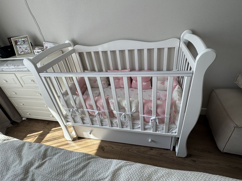 Детская кроватка-манежка