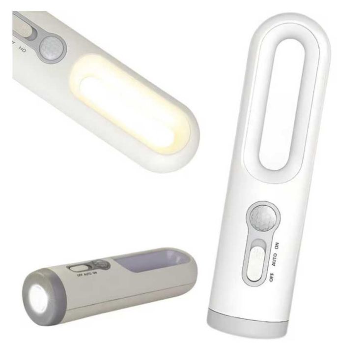 Lampa de noapte LED Verk Group cu senzor de miscare si functie lantern