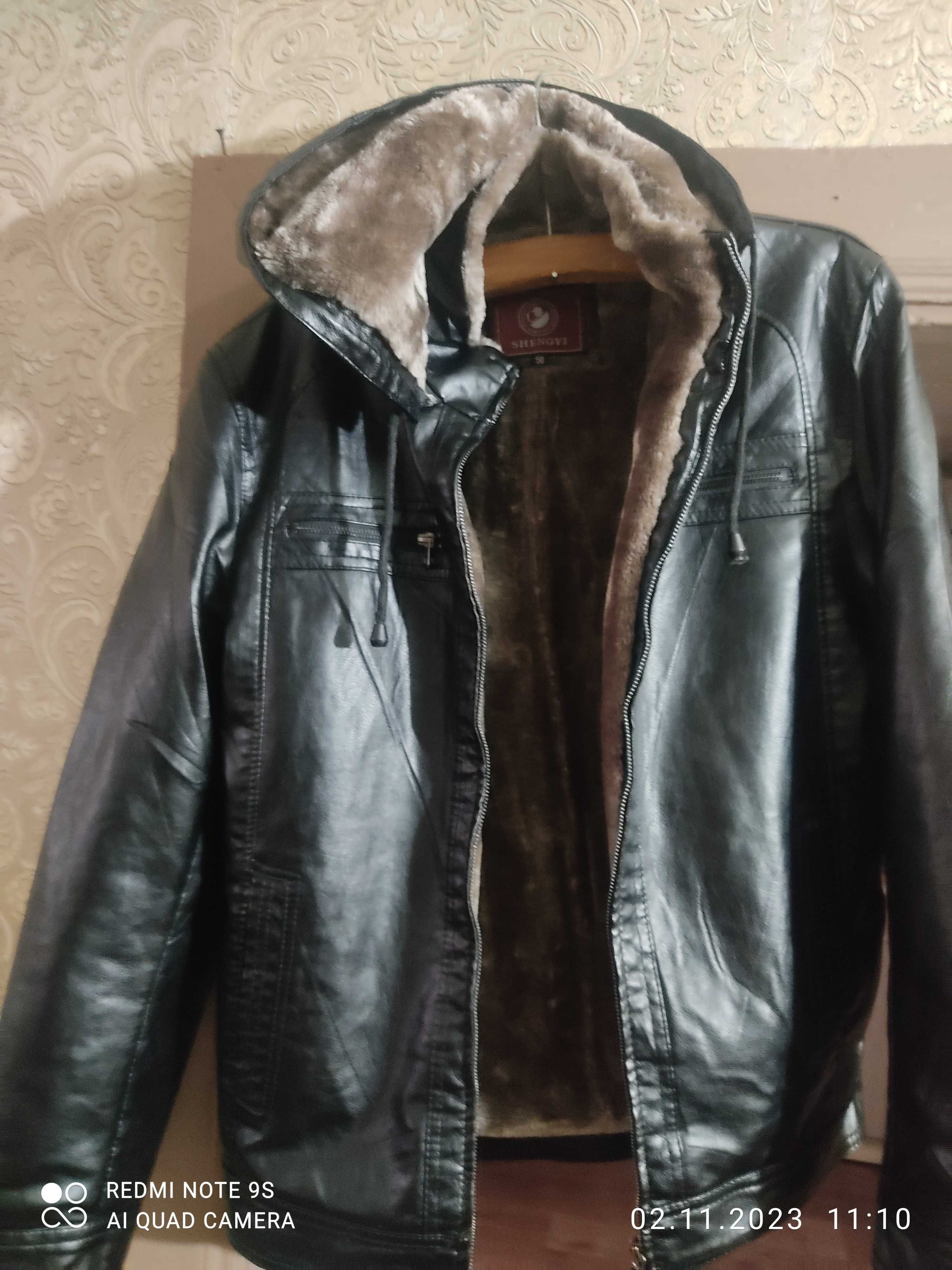 Продажа кожаной куртки, размер 54-60