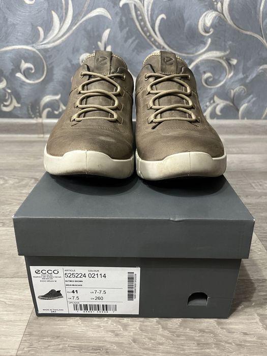Кроссовки Ecco, демисезонные, натуральная кожа