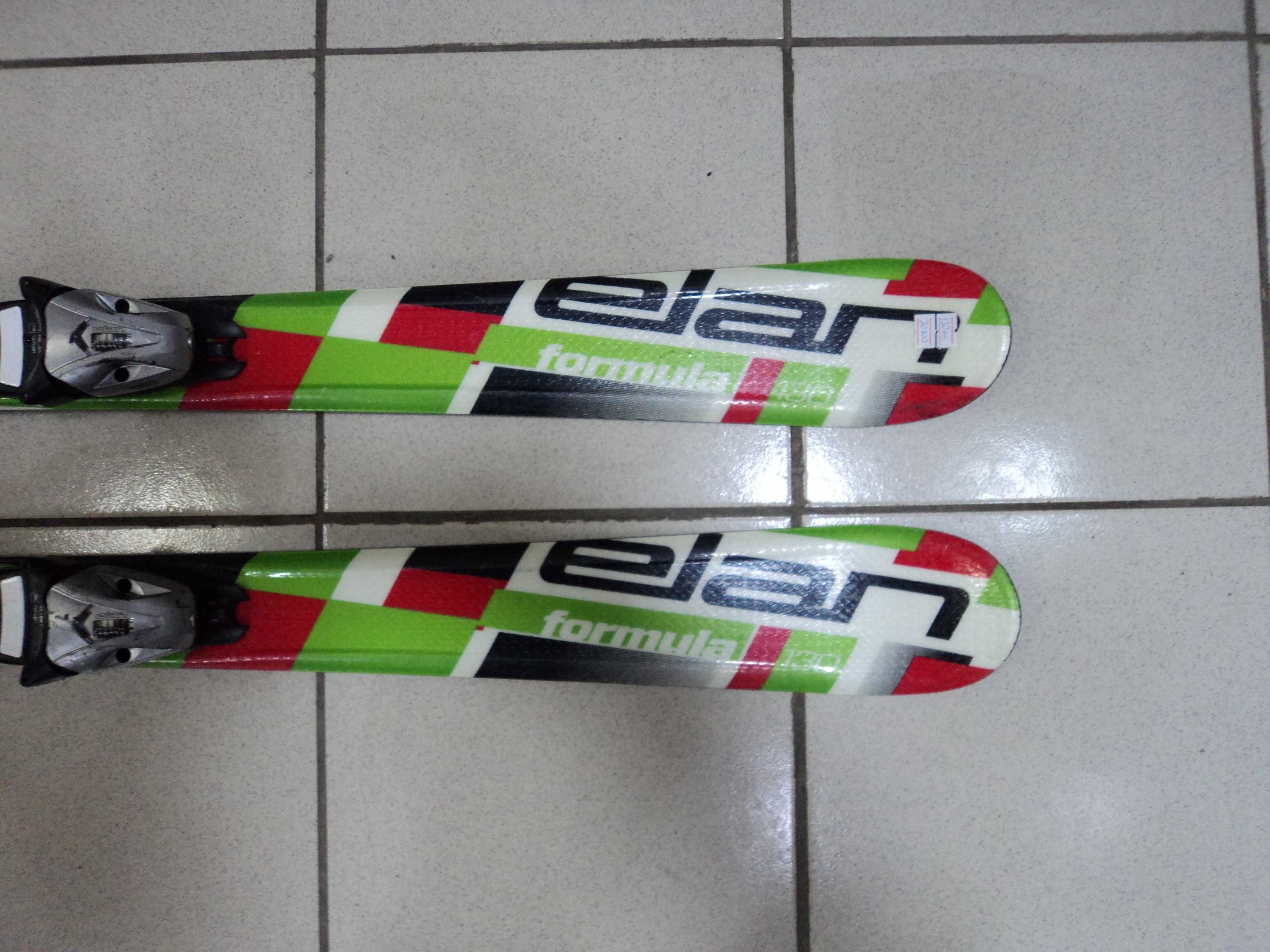 Не новые лыжи для подростков ELAN м-ль FORMUA 130 см с кр-ми ELAN EL45