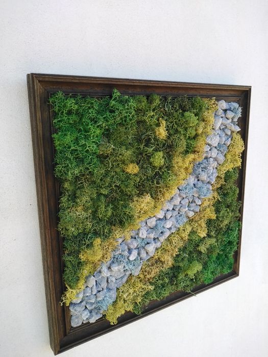 Картина пано със скандинавски мъх