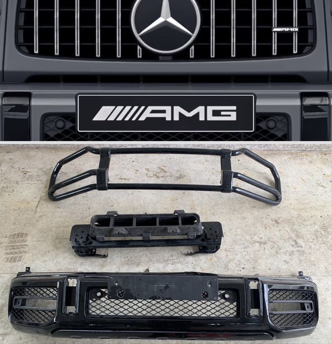 Оригинален Мерцедес Г63 АМГ пакет G63 AMG бодикит решетка брони Brabus