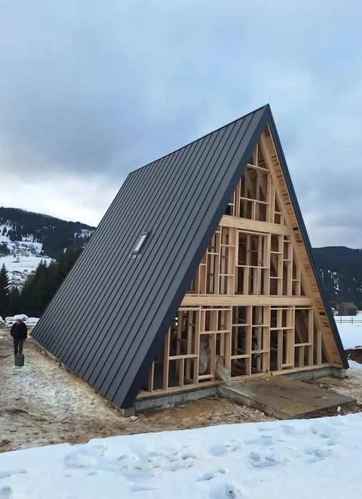 Cabana tip A Frame  4.5m x 9m