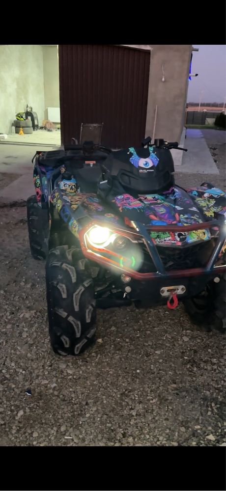 Can am outlander model lung 1000 v twin rotax