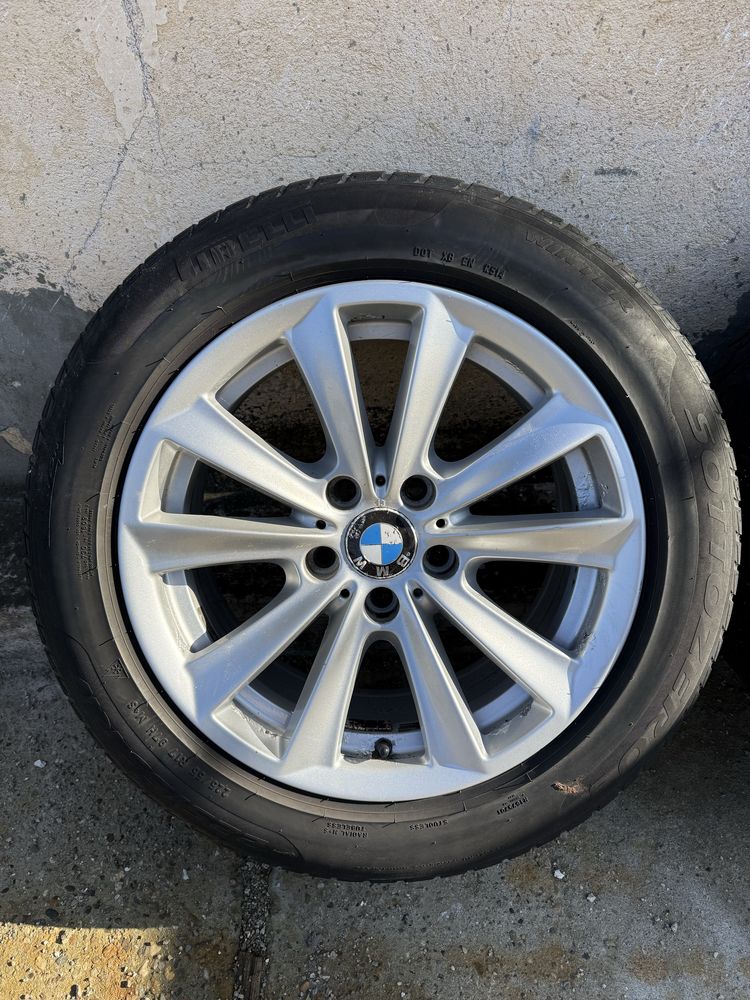 Jante bmw seria 5 F10/F11 cu cauc iarna 225/55/R17 pirelli dot 2015