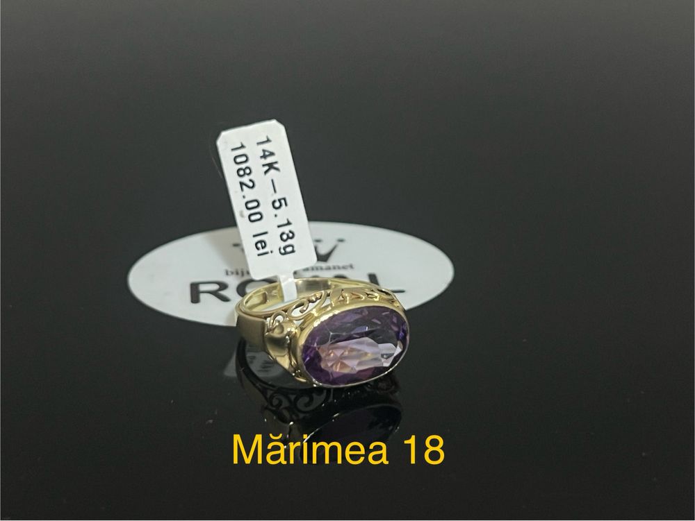 Bijuteria Royal CB : Inel dama aur 14k 5,13gr mărimea 18