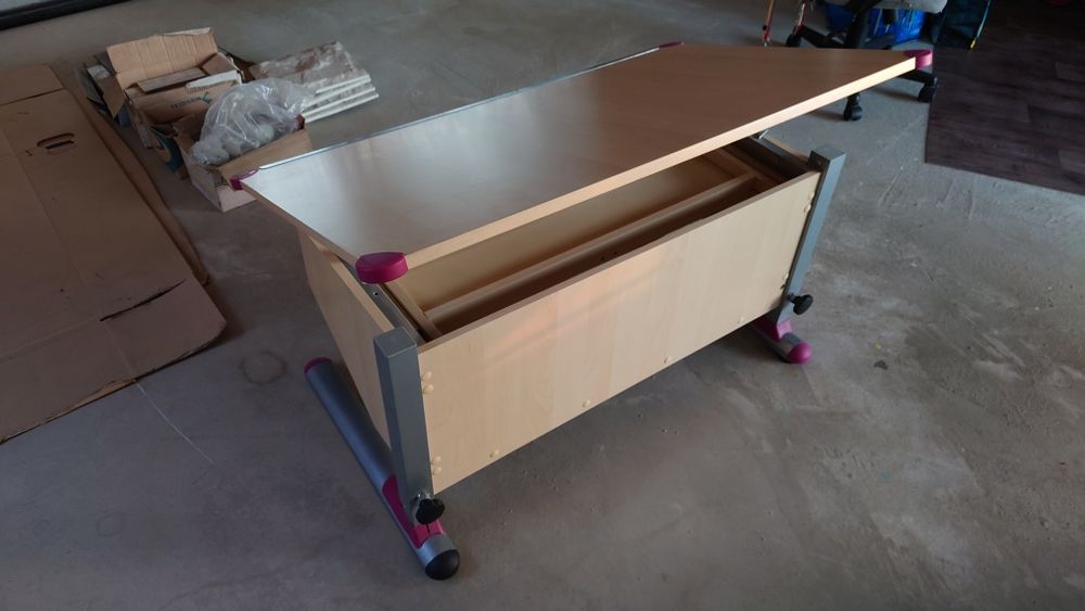 Birou reglabil pe înălțime masa de scris copii