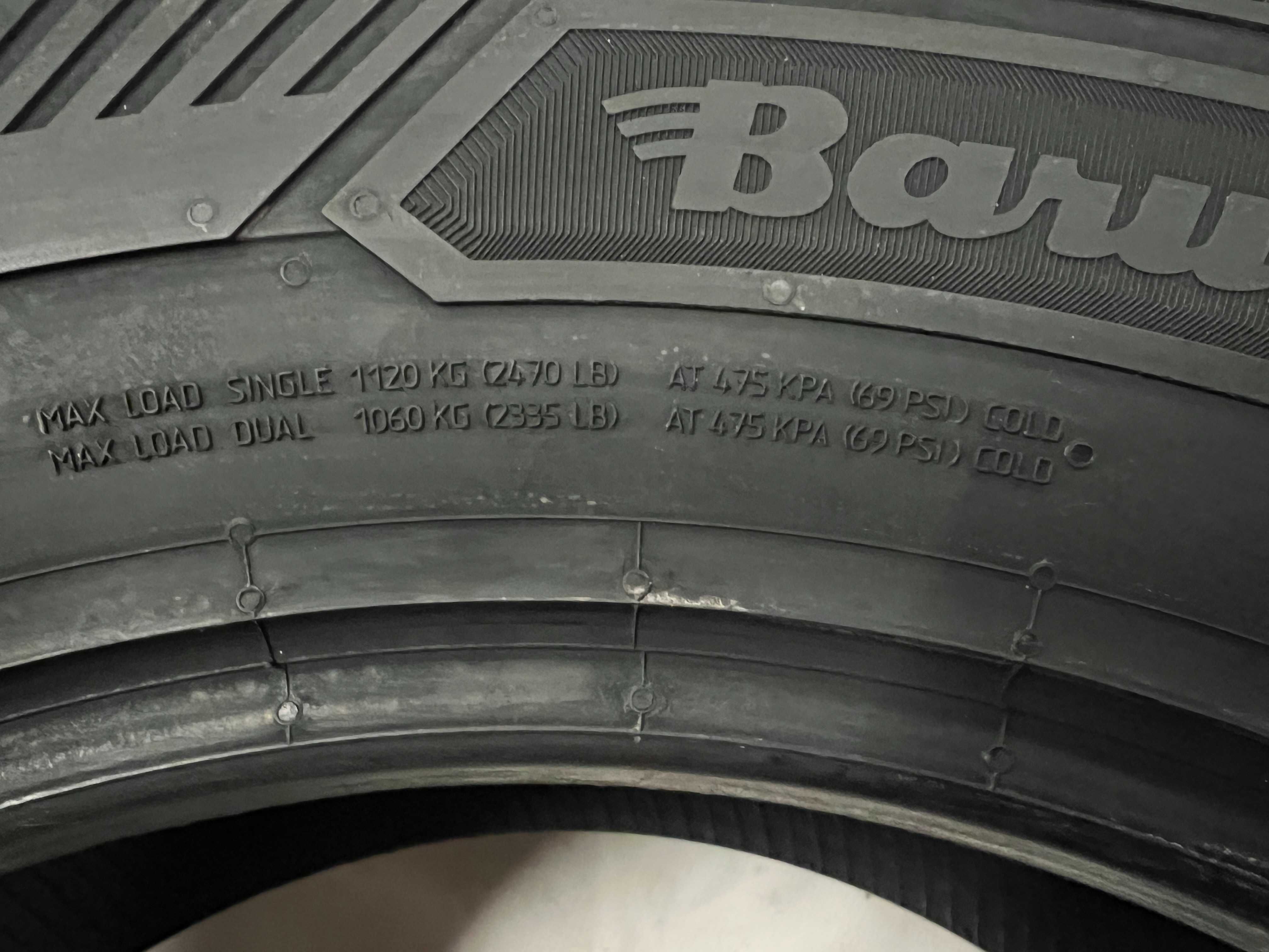 Нови летни бусови гуми 225/65R16C Barum Vanis3 112/110T 204лв. с ДДС