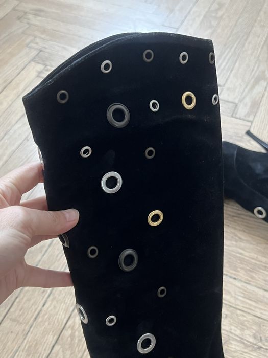 Cizme piele intoarsa Musette noi