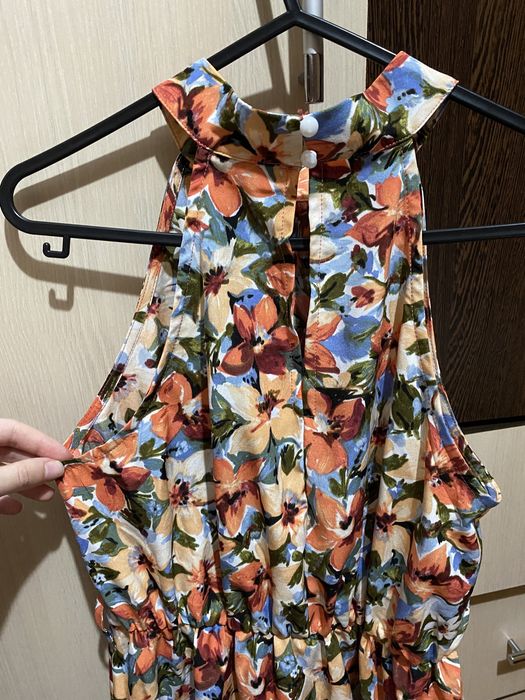 Neg Rochie imprimeu floral merge xs și s noua cu cordon inclus