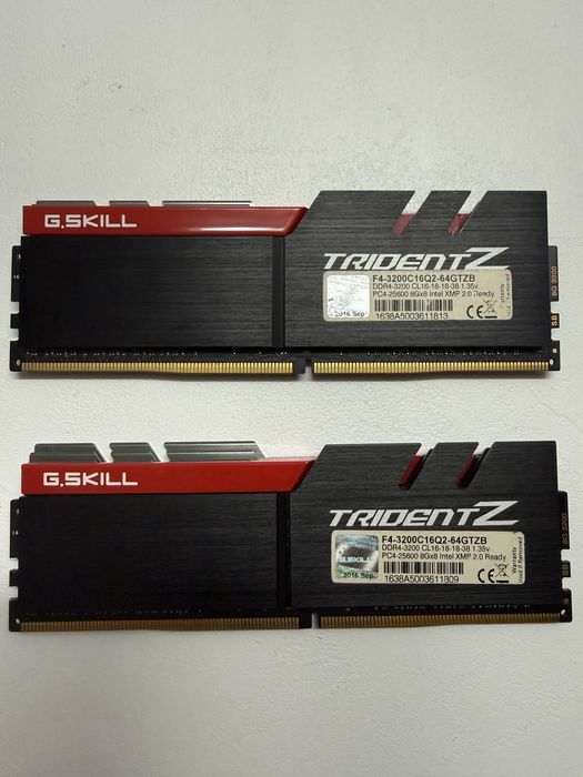 Памет за компютър G.Skill Trident Z 16GB(2x8) DDR4 3200 MHz