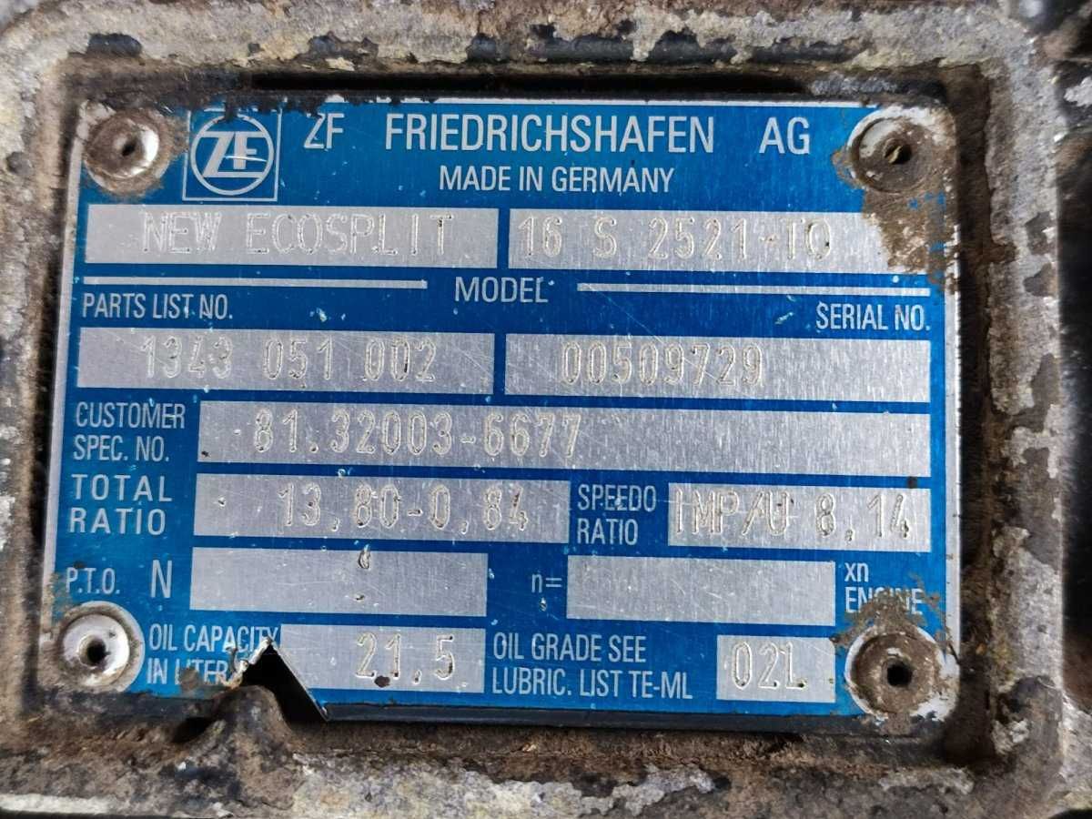 Cutie de viteze ZF 16S2521TO camion MAN TGA - Piese de schimb MAN