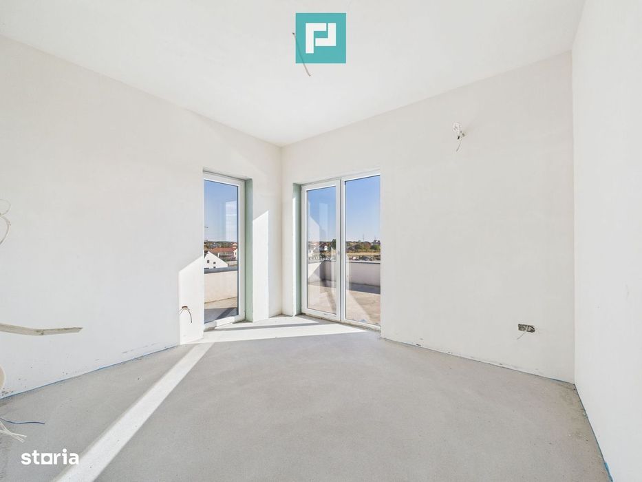 Penthouse cu lift privat și terasă mare în Ghiroda