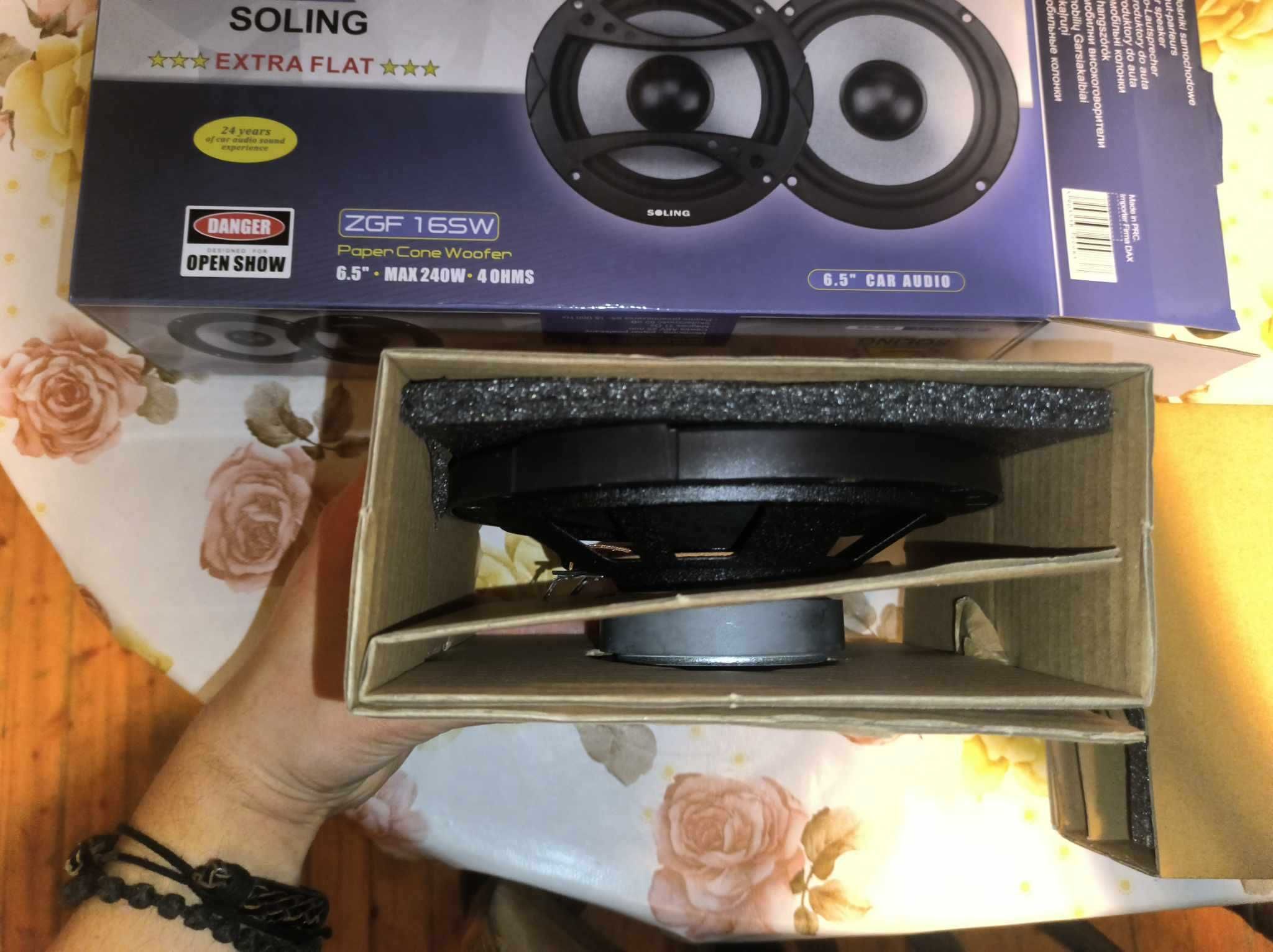Авто говорители Dax Soling ZGF-165 6.5" Woofer и WS-1010TW 4"
