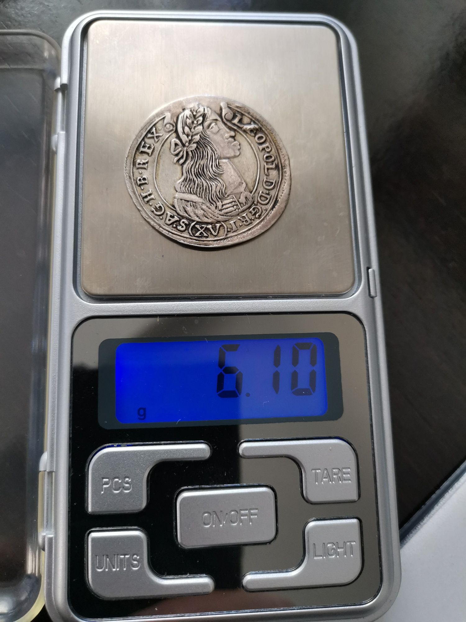 Moneda argint 15 Kreutzer 1676