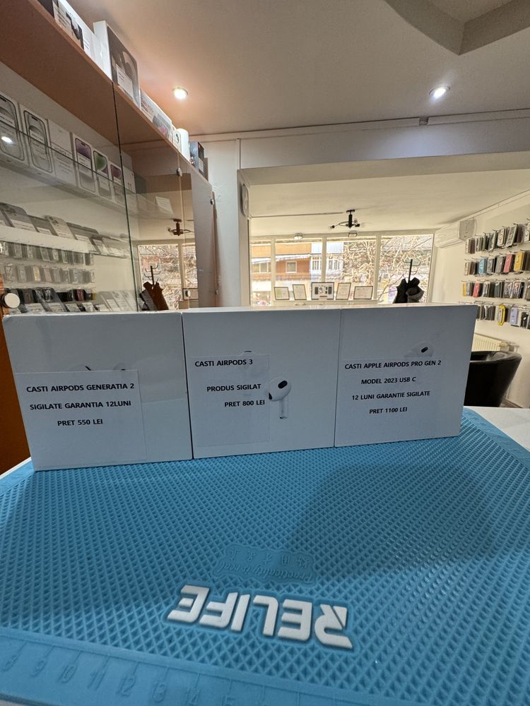 Airpods Generatia 2/pro 2/3 Sigilate/Garantie 12 Luni