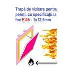 Producem trape de vizitare EI45 (EI30) pt pereti si ghene instalatii