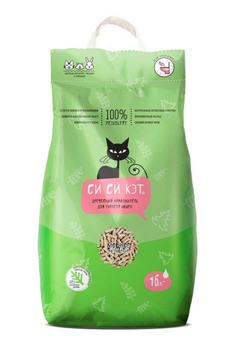 Древесный хвойный наполнитель CC Cat (СиСиКэт) 16 л