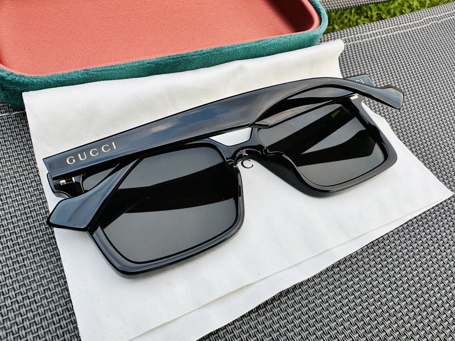 Ochelari soare barbati Gucci GG1540S 001 Black + toc original inclus