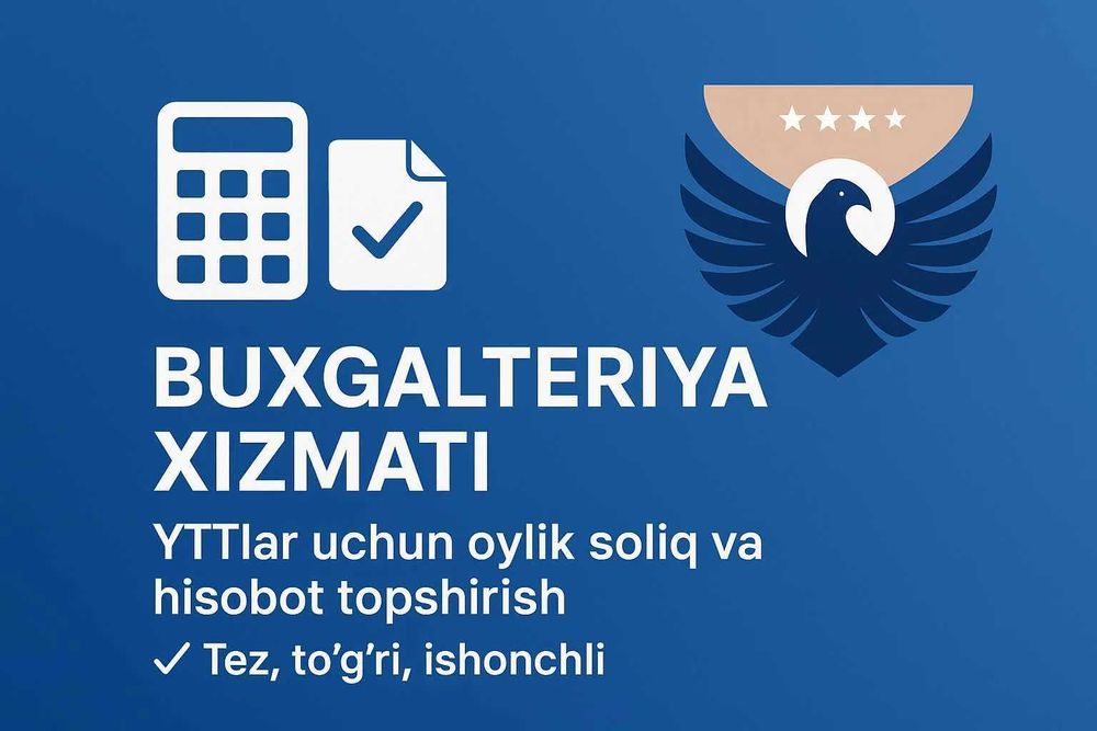 Soliq hisobot topshirish kichik tashkilot buxgalteriya xizmatlari