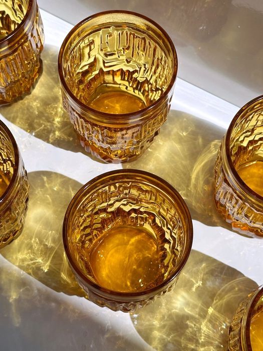 Италиански винтидж чаши 1970s Bormioli Parma