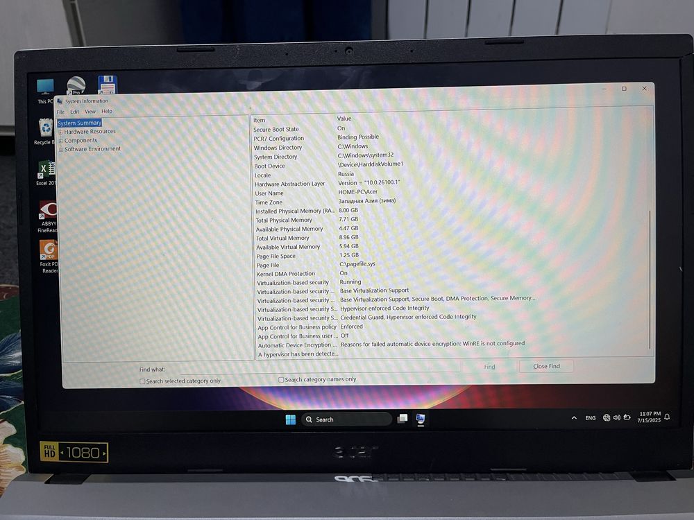 noutbook acer аspire 315-59G