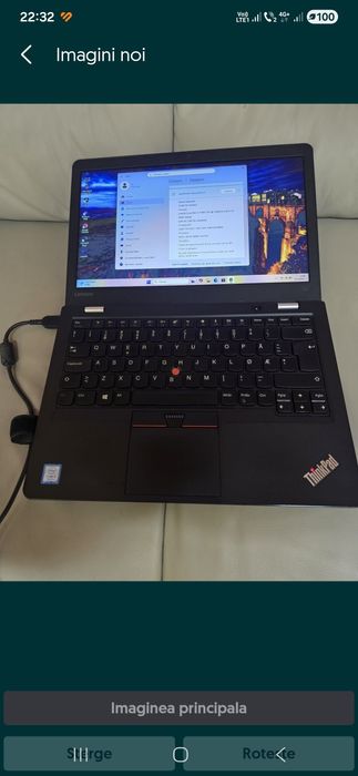 Lenovo 13, i3-7100, ram 8gb, ssd 128gb