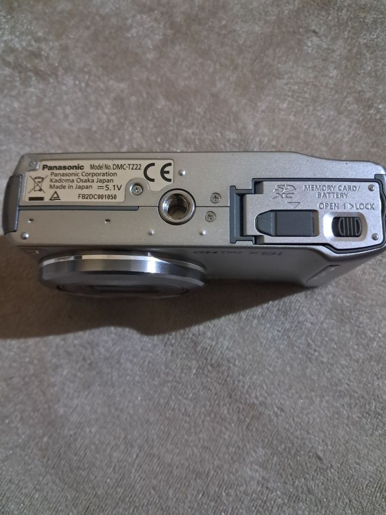 Фотоапарат Panasonic DMC-TZ22, 14,1 mp с GPS