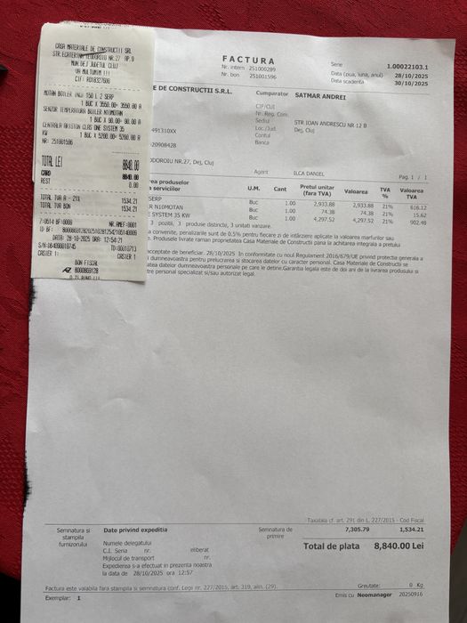 Vand centrala ARISTON CLAS ONE NET/ one system  prin condensare 35 Kw