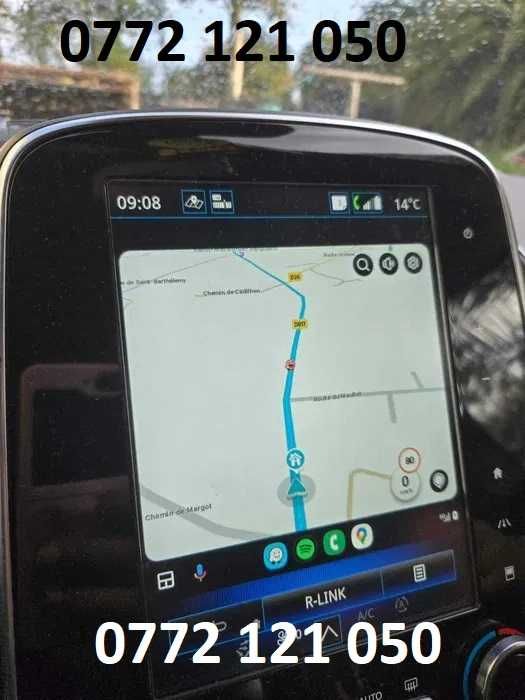 Card USB harți activare Android Auto CarPlay Youtube GPS all cars Waze