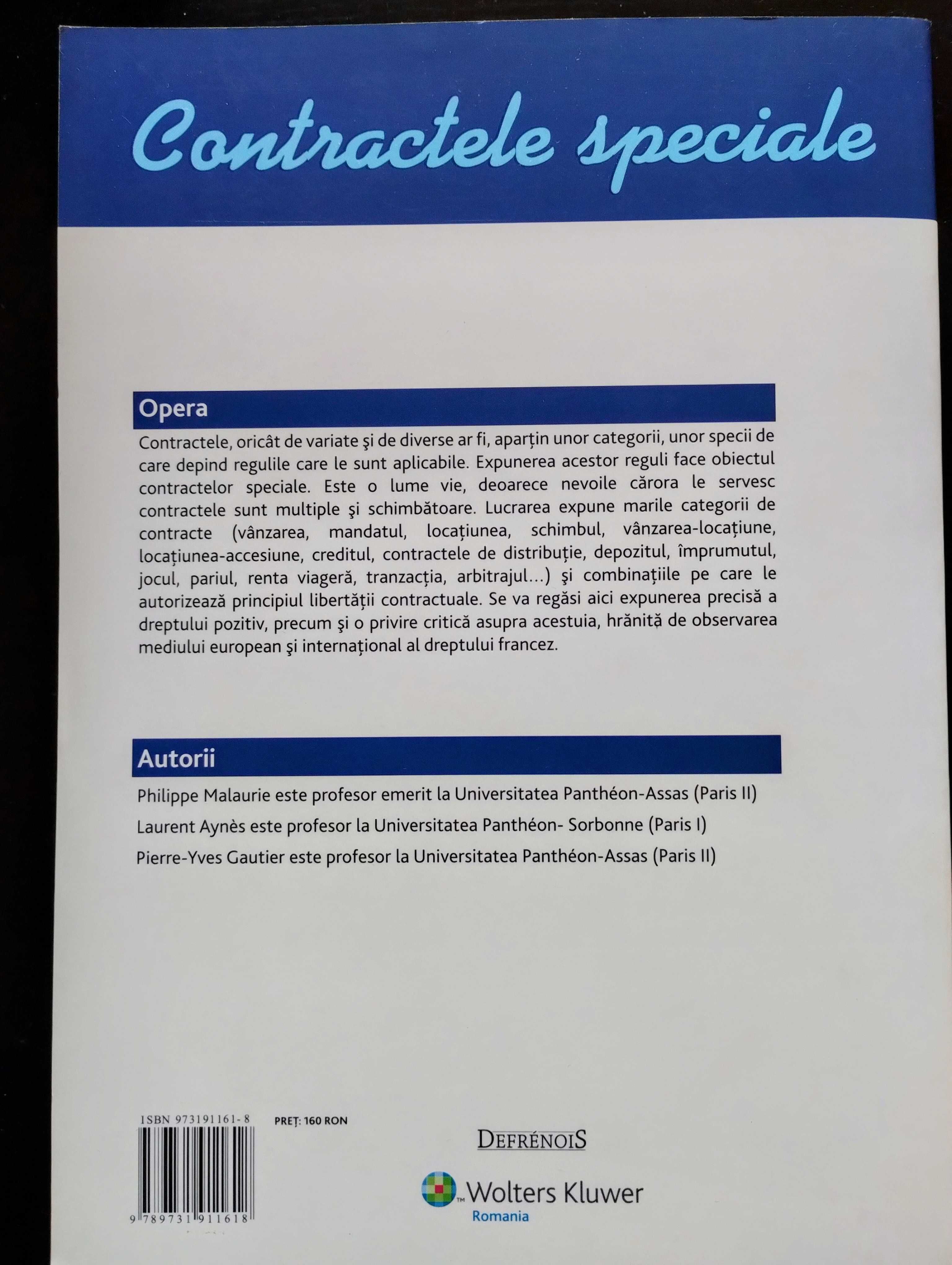 Contractele speciale