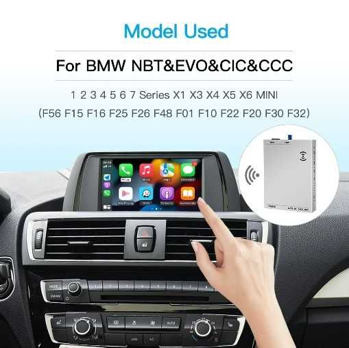 Modul Carplay si Android auto Wireless BMW NBT, NBT EVO, CIC , CCC
