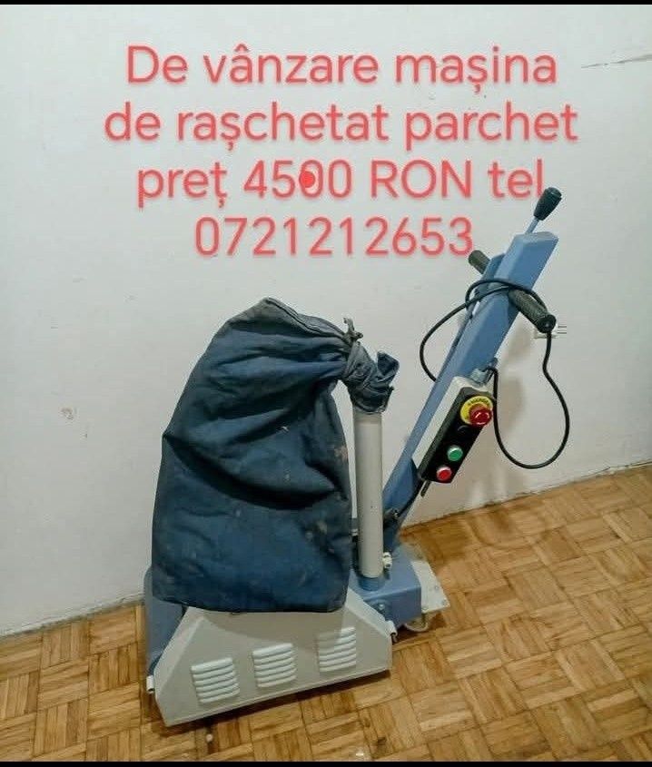 De vânzare mașina de rașchetat parchet