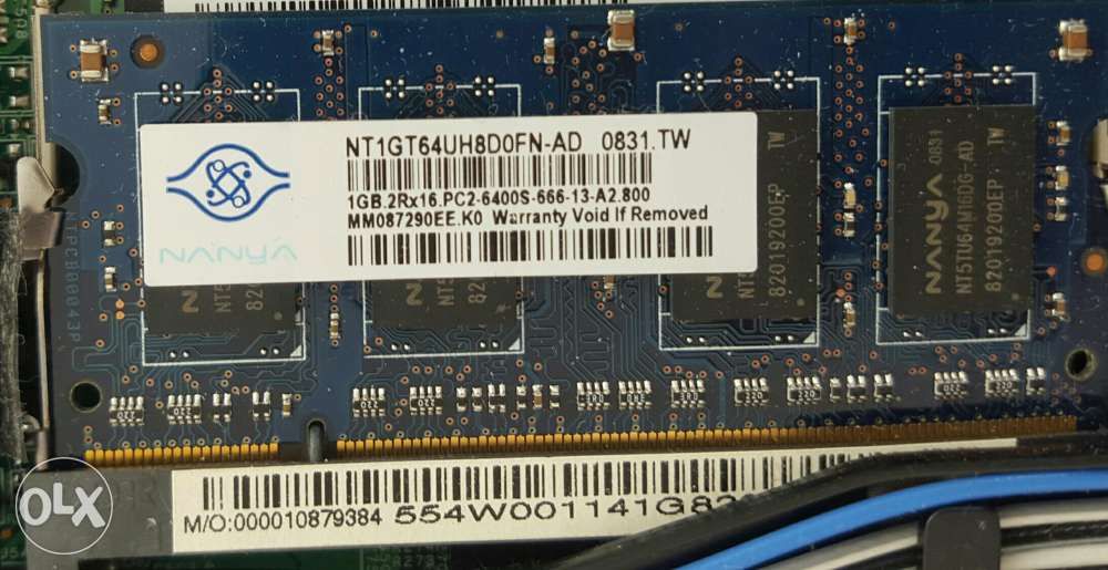 ram 1gb ddr2 6400