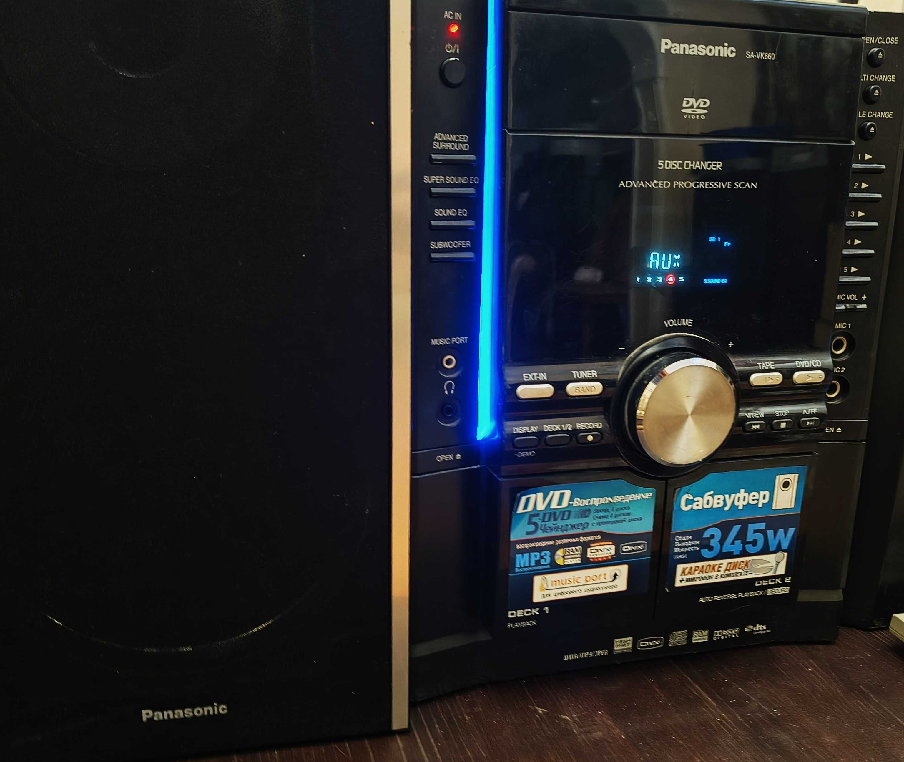 PANASONIC музыкальный центр Bluetooth .USB АУКС