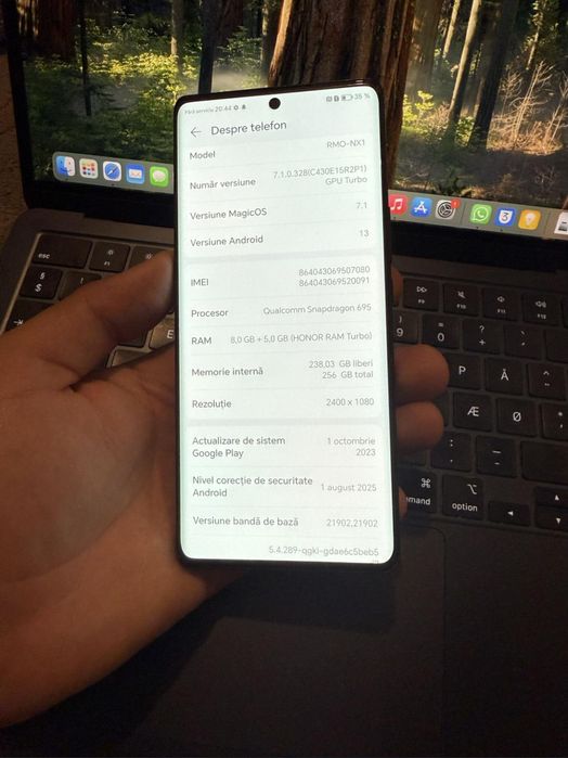 Honnor magic 5 lite 5 g / 256 gb / ram 8+5 !!