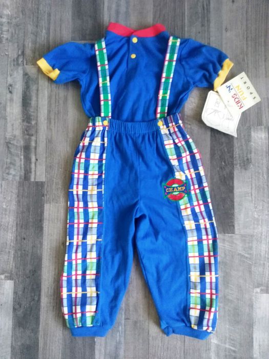 Тайланд!НОВАЯ фирменная 2ка - песочник и штанишки , унисекс на 1-2 год