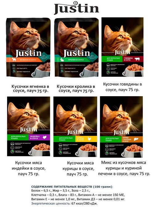 Паучи для кошек и собак