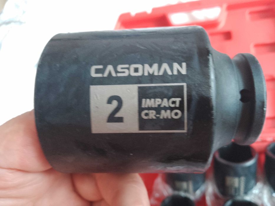 CASOMAN 8 buc 1/2" cu impact de adâncime - SAE 1-9/16" la 2", 6 puncte