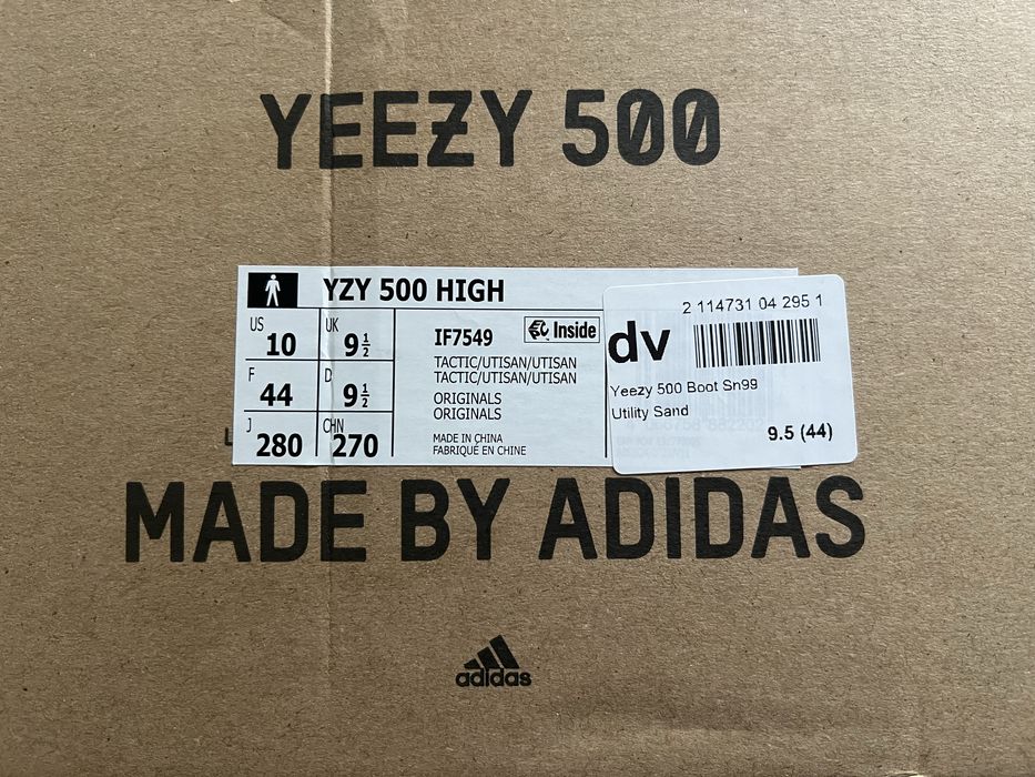 Yeezy 500 HIGH Tactical Boot