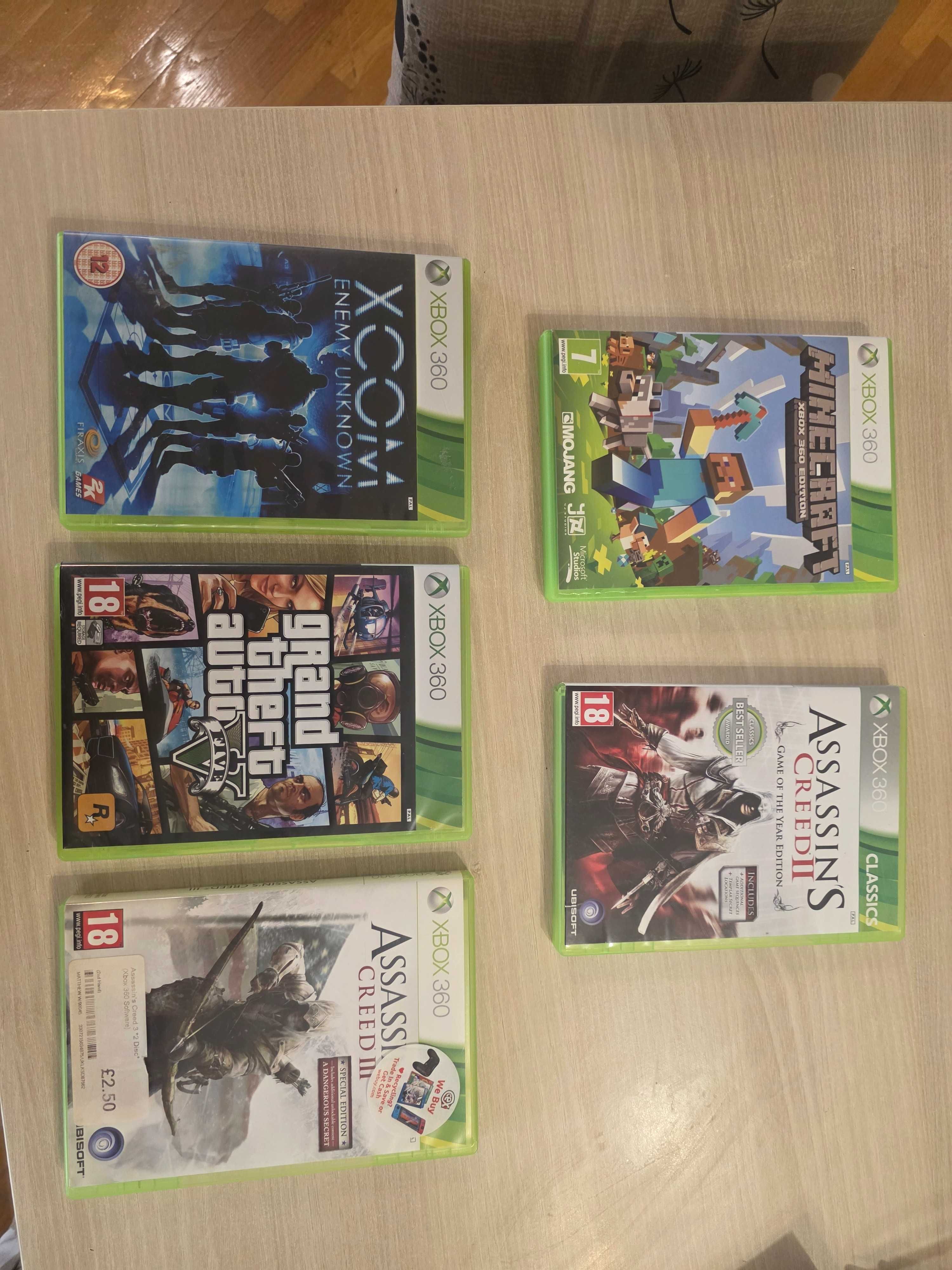Xbox 360 с 5 игри